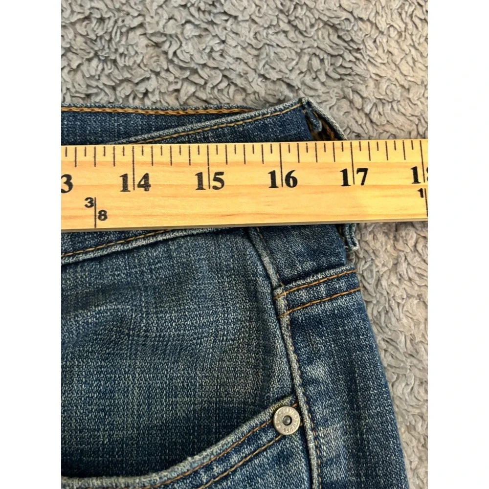 Levi's 505 Jeans Womens 10M Straight Leg Medium Wash Blue Denim Casual